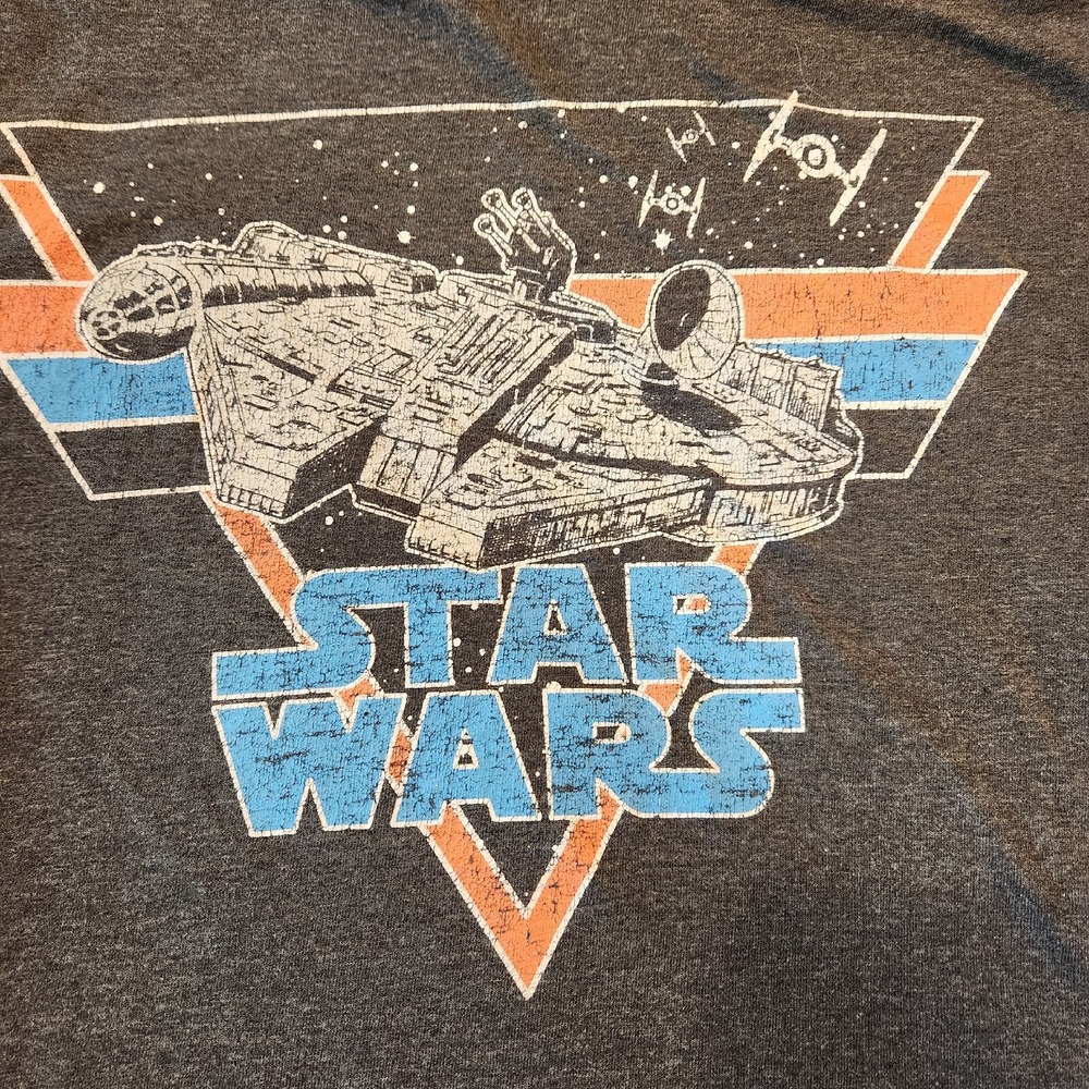 Vintage Star Wars Movie Millennium falcon T Shirt Mens XL Original Authentic